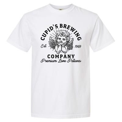 Vintage Cupid's Brewing Company Est 1969 Premium Love Potions Garment-Dyed Heavyweight T-Shirt