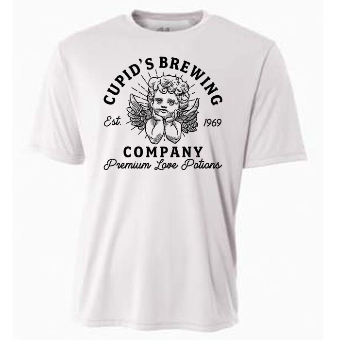 Vintage Cupid's Brewing Company Est 1969 Premium Love Potions Cooling Performance Crew T-Shirt