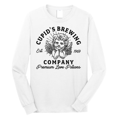 Vintage Cupid's Brewing Company Est 1969 Premium Love Potions Long Sleeve Shirt