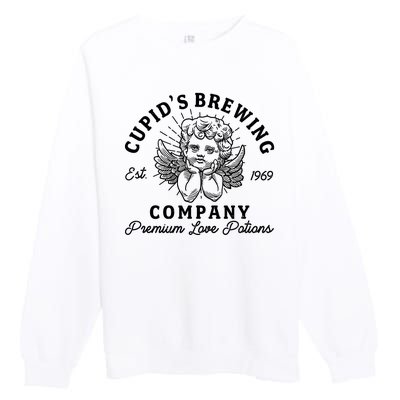 Vintage Cupid's Brewing Company Est 1969 Premium Love Potions Premium Crewneck Sweatshirt