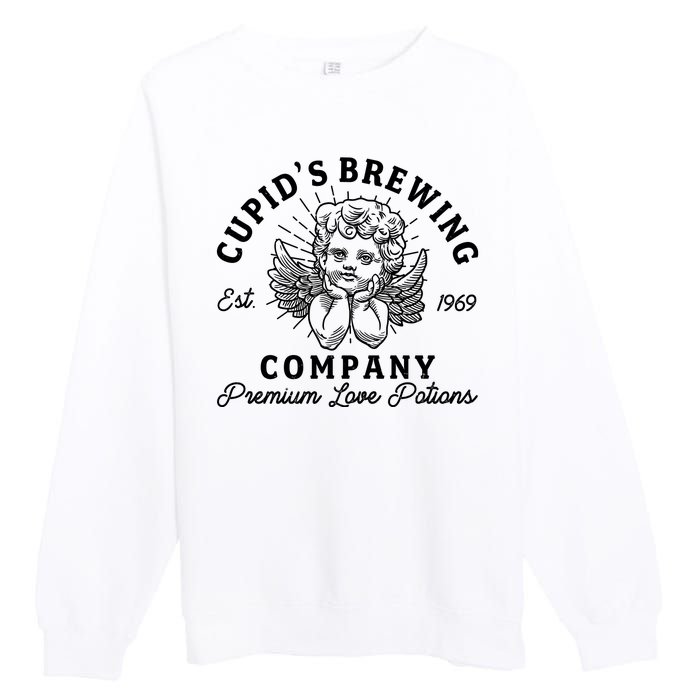 Vintage Cupid's Brewing Company Est 1969 Premium Love Potions Premium Crewneck Sweatshirt