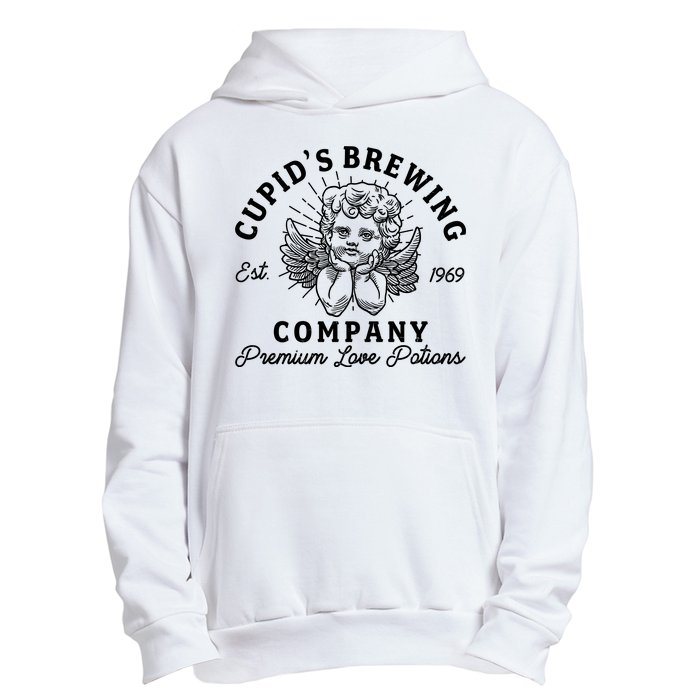 Vintage Cupid's Brewing Company Est 1969 Premium Love Potions Urban Pullover Hoodie