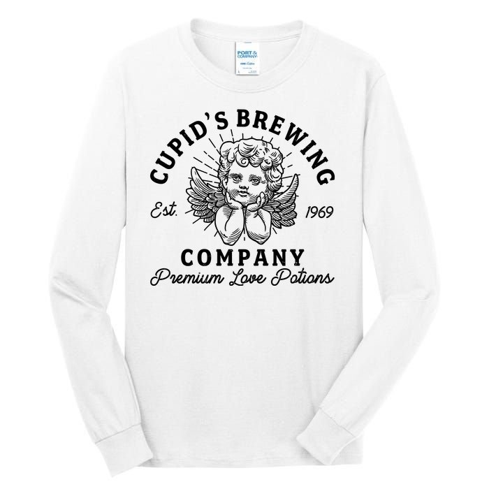 Vintage Cupid's Brewing Company Est 1969 Premium Love Potions Tall Long Sleeve T-Shirt