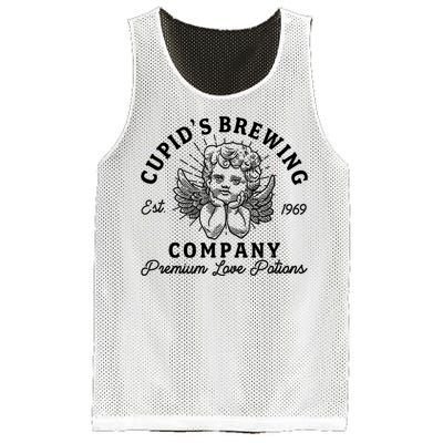 Vintage Cupid's Brewing Company Est 1969 Premium Love Potions Mesh Reversible Basketball Jersey Tank