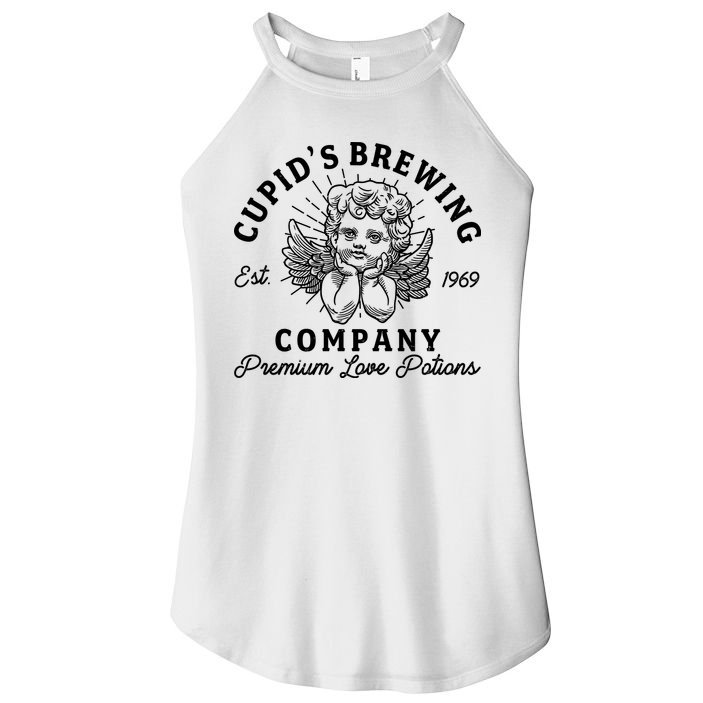 Vintage Cupid's Brewing Company Est 1969 Premium Love Potions Women's Perfect Tri Rocker Tank