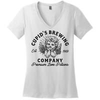 Vintage Cupid's Brewing Company Est 1969 Premium Love Potions Women's V-Neck T-Shirt