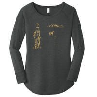 Vintage Cowboy Boots Classic Horseback Lyrics Music Dreams Women's Perfect Tri Tunic Long Sleeve Shirt