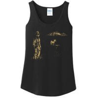 Vintage Cowboy Boots Classic Horseback Lyrics Music Dreams Ladies Essential Tank