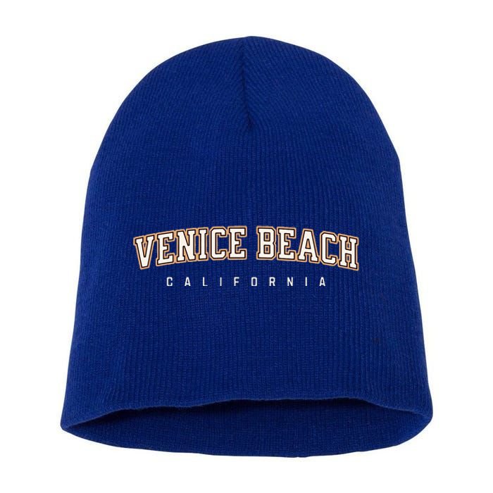 Venice California Beach Souvenir Short Acrylic Beanie