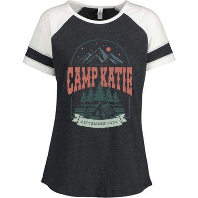 Vintage Camp Bachelorette Enza Ladies Jersey Colorblock Tee