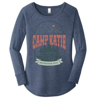 Vintage Camp Bachelorette Women's Perfect Tri Tunic Long Sleeve Shirt