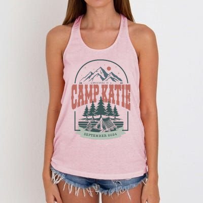 Vintage Camp Bachelorette Women's Knotted Racerback Tank