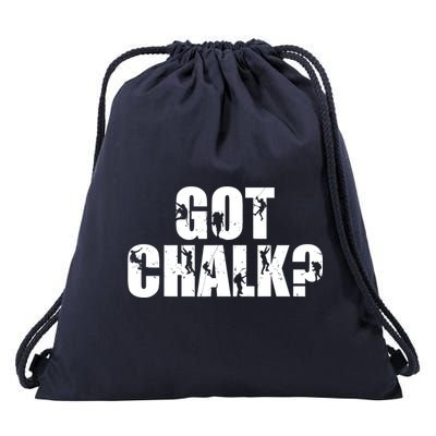 Vintage Climbing Bouldering Rock Climber Climbing Drawstring Bag