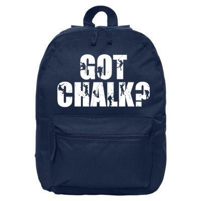 Vintage Climbing Bouldering Rock Climber Climbing 16 in Basic Backpack