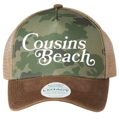 Vintage Cousins Beach Logo Legacy Tie Dye Trucker Hat