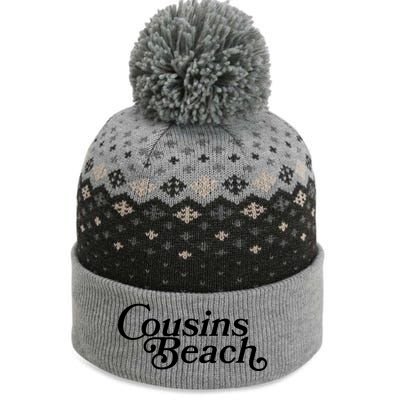 Vintage Cousins Beach Logo The Baniff Cuffed Pom Beanie