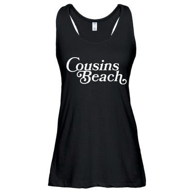 Vintage Cousins Beach Logo Ladies Essential Flowy Tank