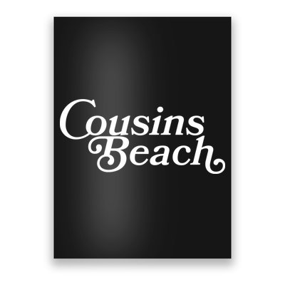 Vintage Cousins Beach Logo Poster