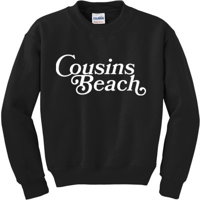 Vintage Cousins Beach Logo Kids Sweatshirt