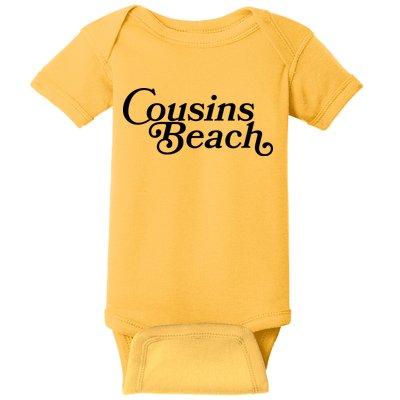 Vintage Cousins Beach Logo Baby Bodysuit
