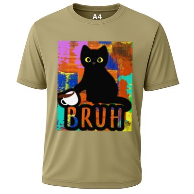 Vintage Cat Bruh Colorful Boy Girl Funny Performance Shirt