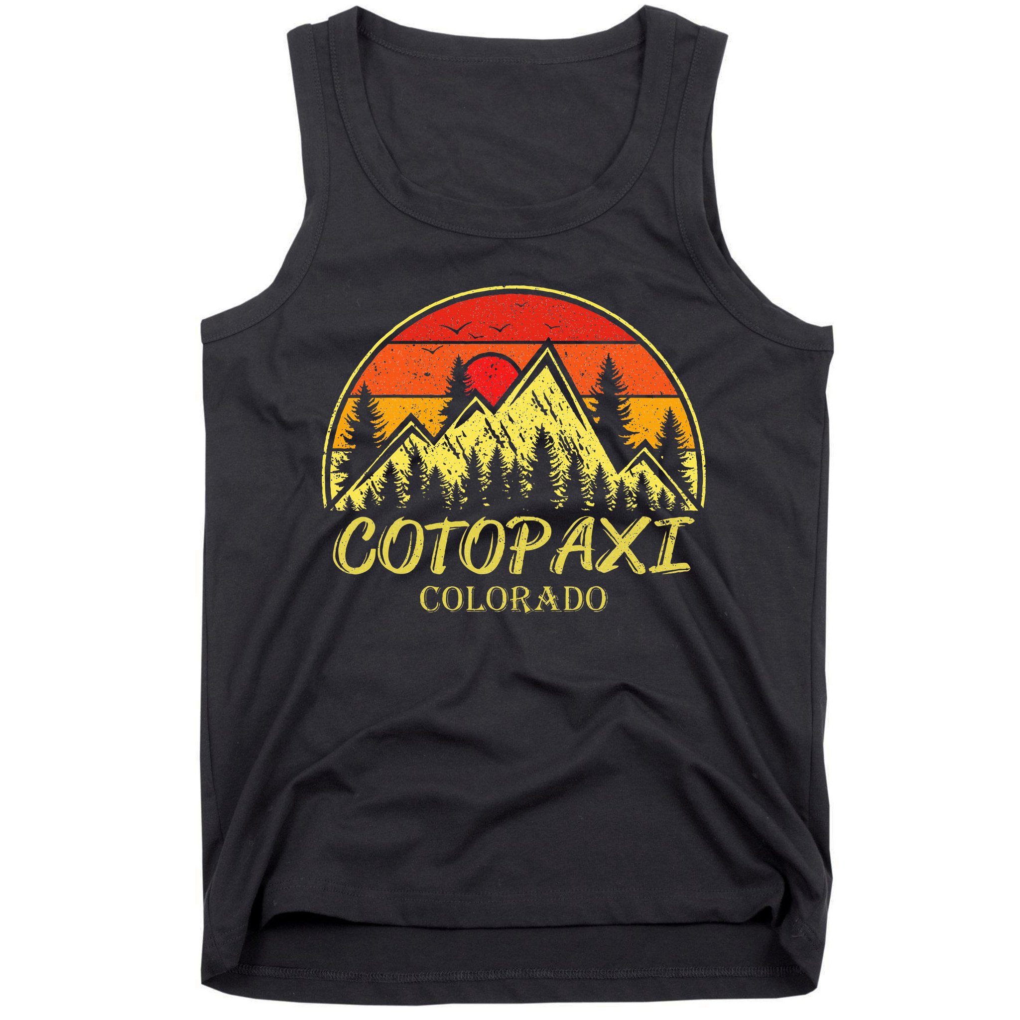 Vintage Cotopaxi Colorado Co Mountains Hike Hiking Souvenir Tank Top