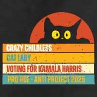 Vintage Childless Cat Ladies For Kamala Harris President 47 Beanie
