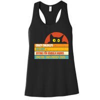 Vintage Childless Cat Ladies For Kamala Harris President 47 Women's Racerback Tank