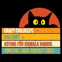 Vintage Childless Cat Ladies For Kamala Harris President 47 Baby Bodysuit