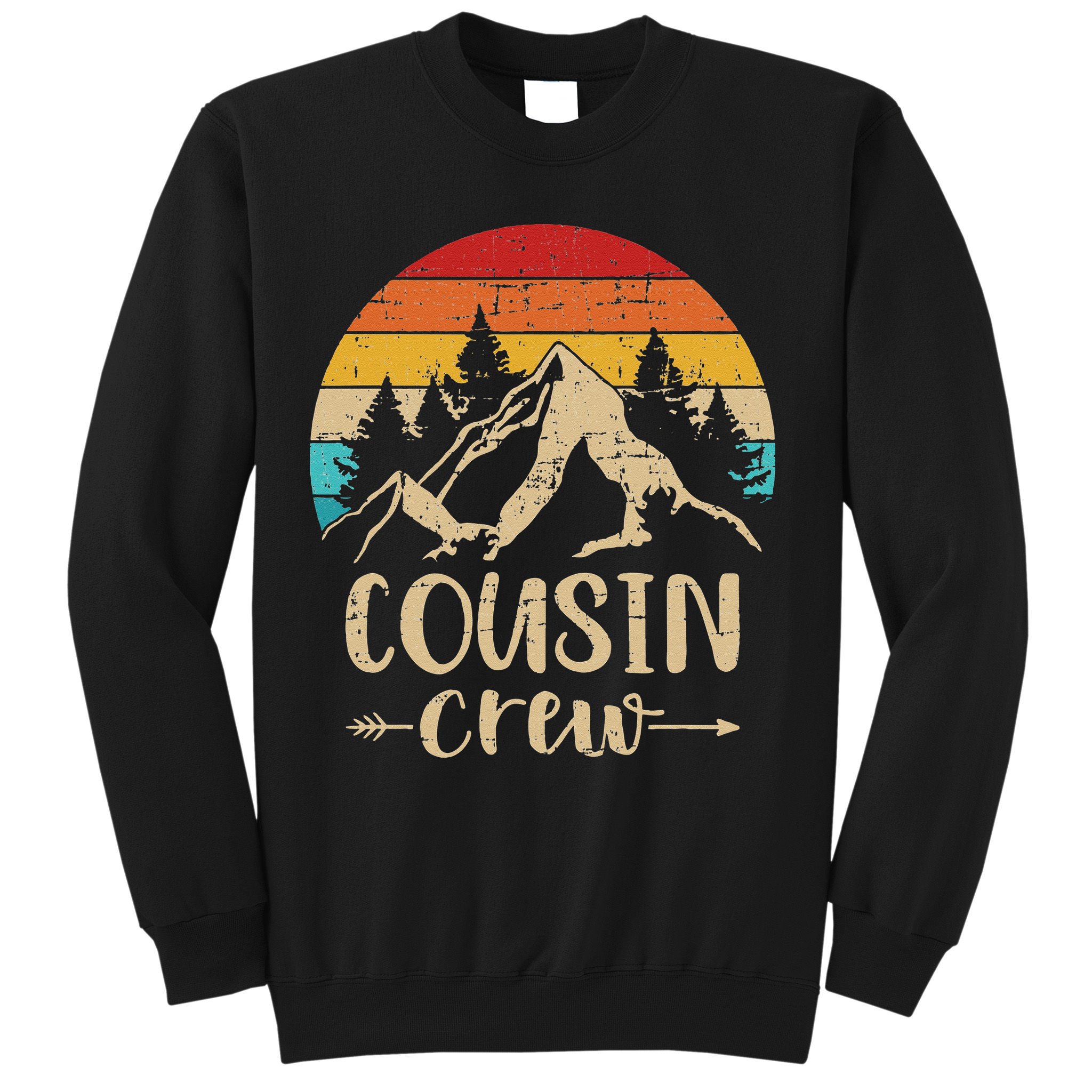 Vintage cousin crew summer camp mountains Sweatshirt