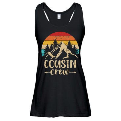 Vintage cousin crew summer camp mountains Ladies Essential Flowy Tank