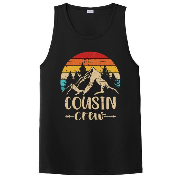 Vintage cousin crew summer camp mountains PosiCharge Competitor Tank