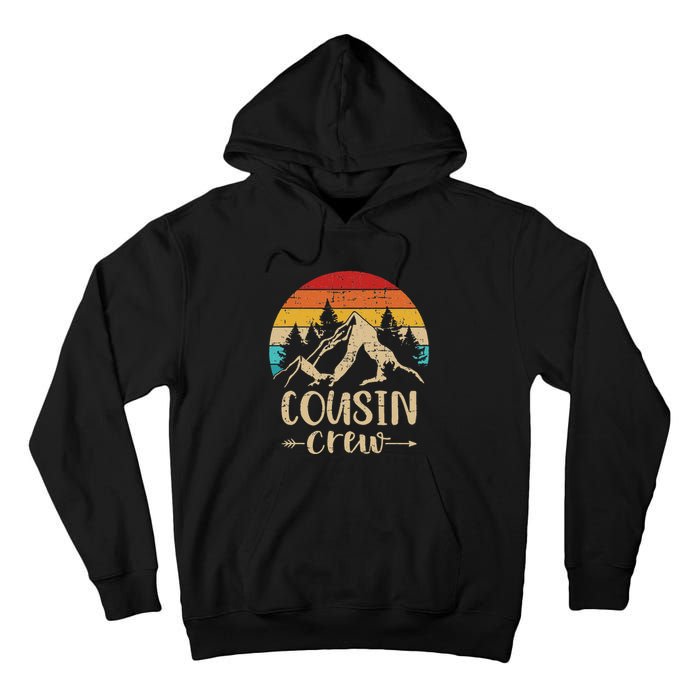 Vintage cousin crew summer camp mountains Tall Hoodie