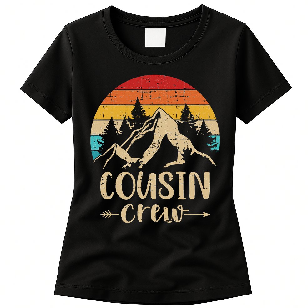Vintage cousin crew summer camp mountains Womens T-Shirt