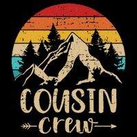 Vintage cousin crew summer camp mountains Womens T-Shirt