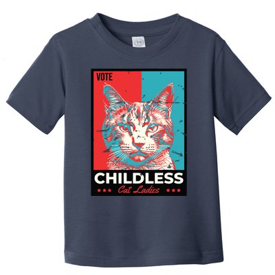 Vote Childless Cat Lady Toddler T-Shirt