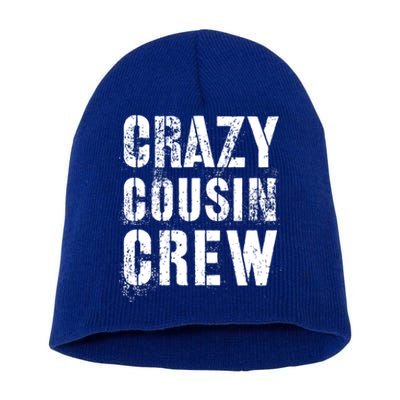 Vintage Crazy Cousin Crew Funny Mawmaw Pawpaw Reeducation Funny Gift Short Acrylic Beanie