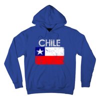 Vintage Chile Chilean Flag Pride Gift Great Gift Hoodie