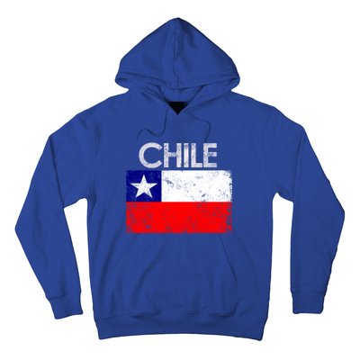 Vintage Chile Chilean Flag Pride Gift Great Gift Hoodie