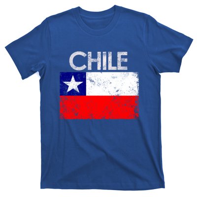 Vintage Chile Chilean Flag Pride Gift Great Gift T-Shirt