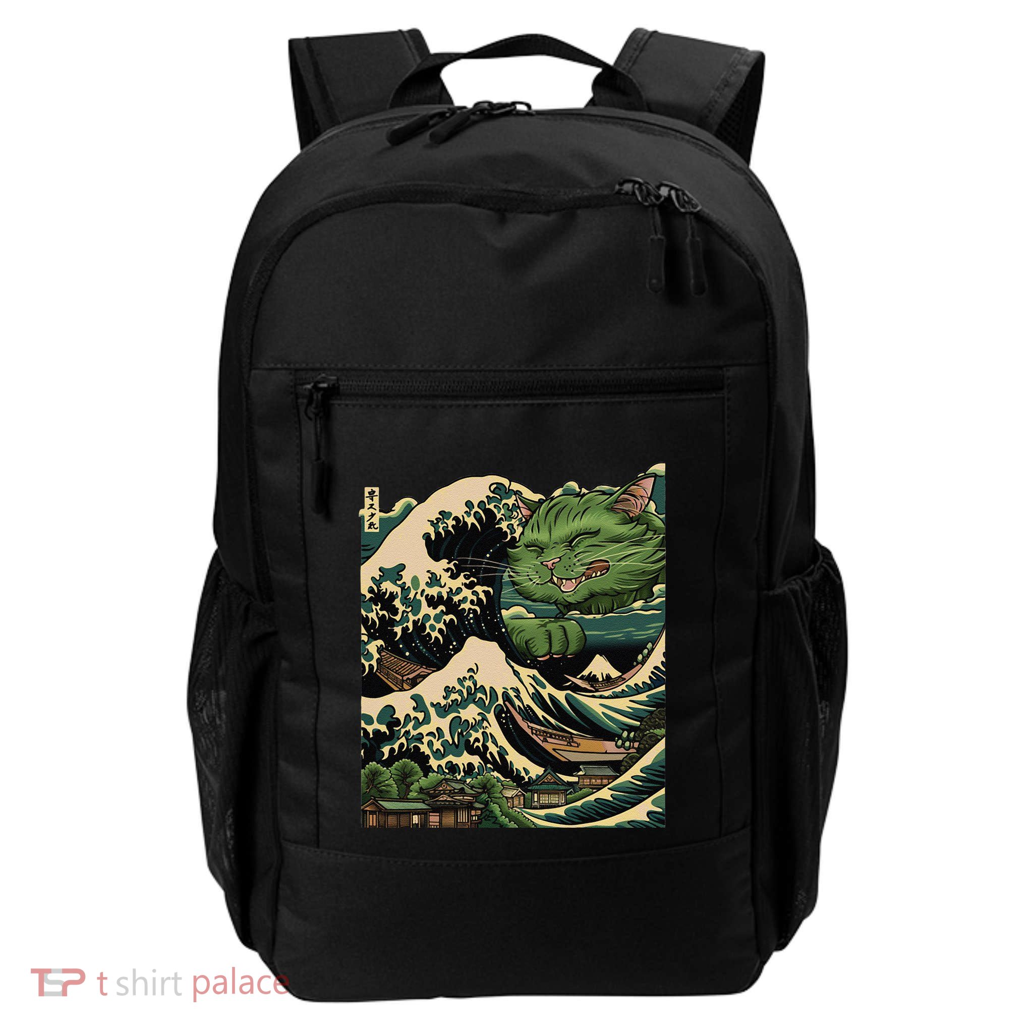 Vintage Catzilla Cat Terror Reigns Backpack