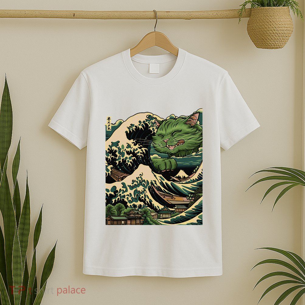 Vintage Catzilla Cat Terror Reigns T-Shirt