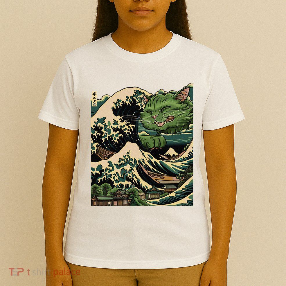 Vintage Catzilla Cat Terror Reigns T-Shirt