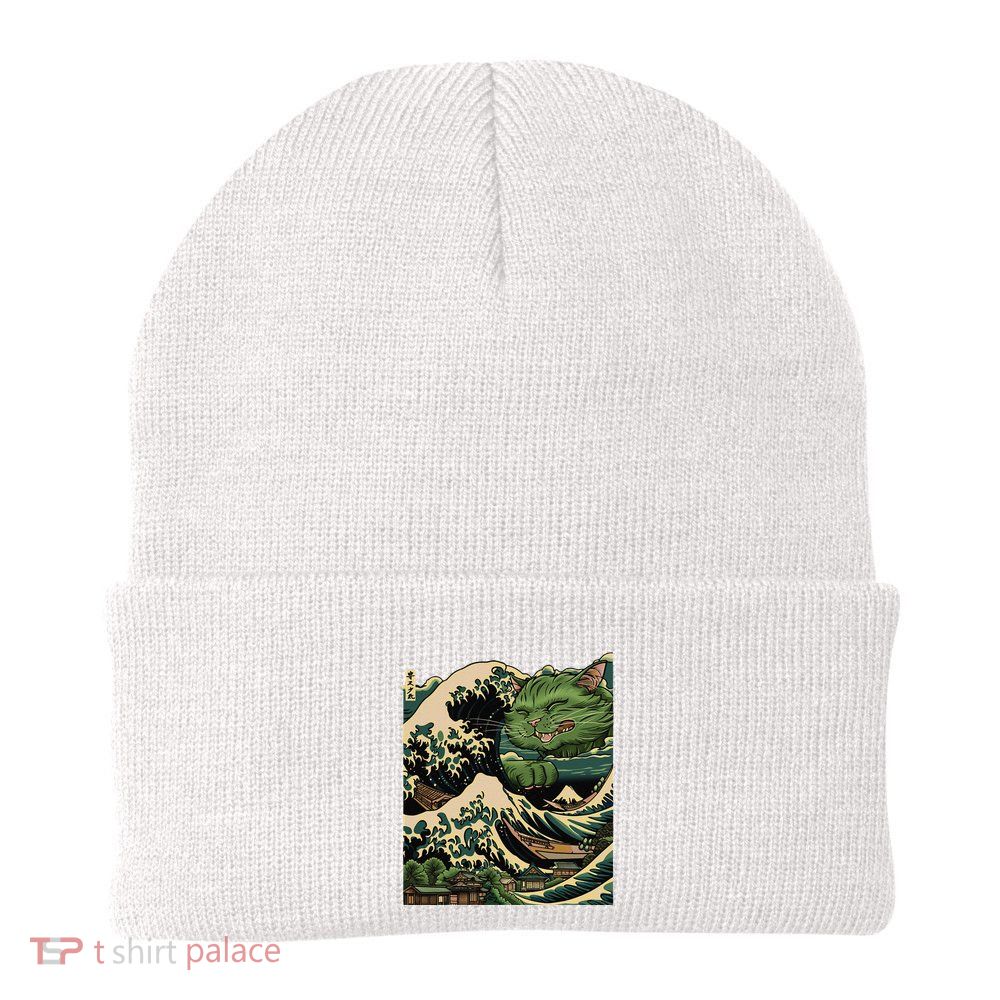 Vintage Catzilla Cat Terror Reigns Beanie