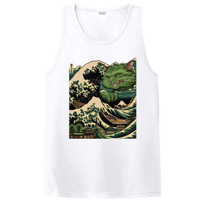 Vintage Catzilla Cat Terror Reigns PosiCharge Competitor Tank