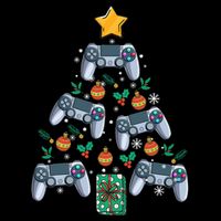 Video Controller Christmas Tree Funny Video Gamer Xmas Gift Impact Tech Backpack