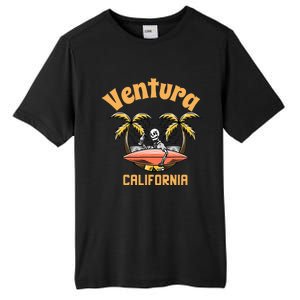 Ventura California Classic Skeleton Surfer Tall Fusion ChromaSoft Performance T-Shirt