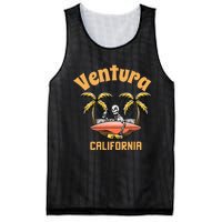 Ventura California Classic Skeleton Surfer Mesh Reversible Basketball Jersey Tank