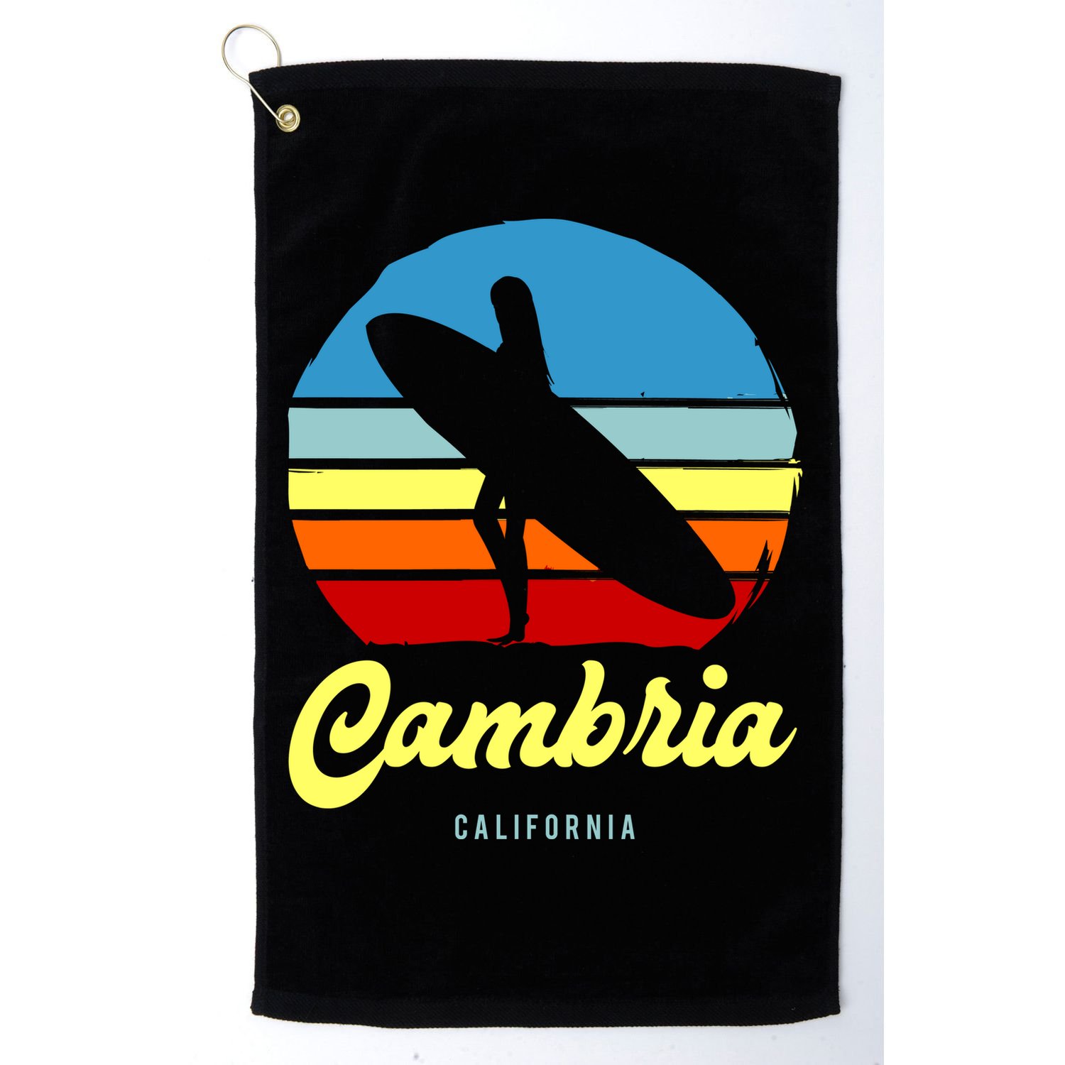 Vintage Cambria California Surf Cute Gift Golf Towel