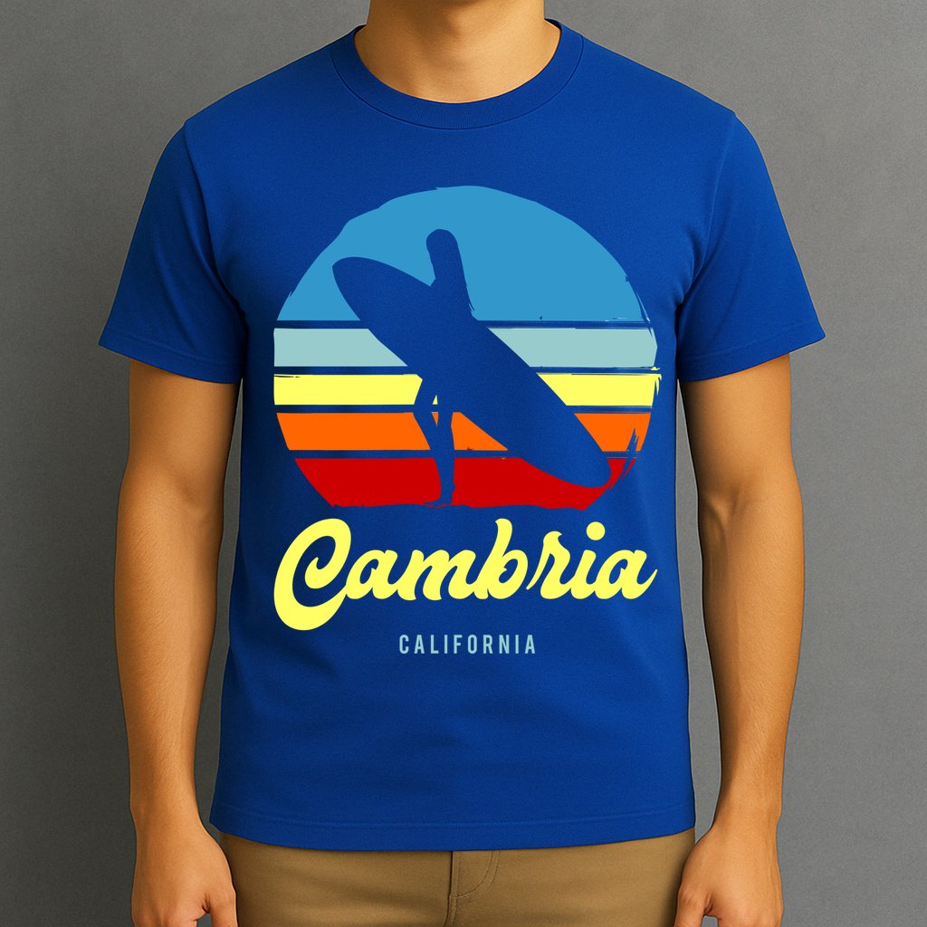 Vintage Cambria California Surf Cute Gift T-Shirt